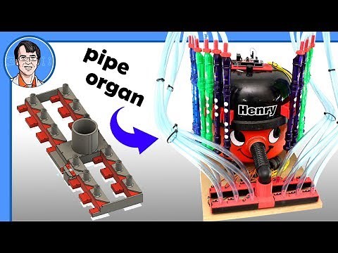 How I built a MIDI Controlled Henry Hoover Pipe Organ | James Bruton