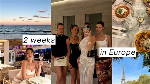 中英Vlog｜Girls Trip to Europe Ibiza & Paris Vlog
