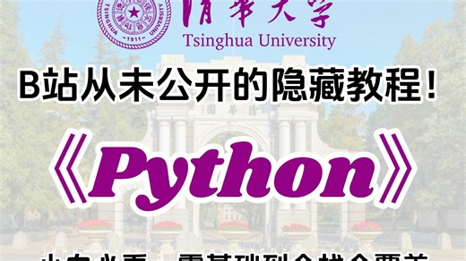 【2026最新版Python教程】一个月快速入门Python| Python全套教程|零基础学Python|数据分析 爬虫基础，Python从入门到精通！