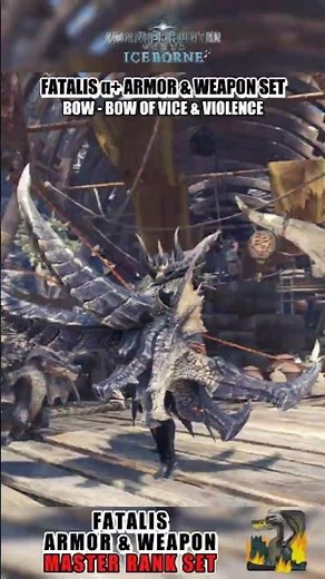 Fatalis Alpha+ Armor & Weapon Set - MHW: Iceborne #monsterhunter #showcase #fatalis #armor #weapon
