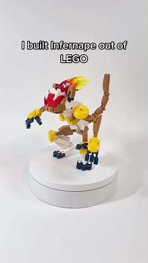LEGO Infernape MOC: Creative Pokémon Build