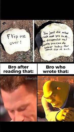 Those who flip the stone 😭