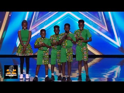 Uganda's Ghetto Kids Receive Bruno's Golden Buzzer Mid-Performance on America's Got Talent!