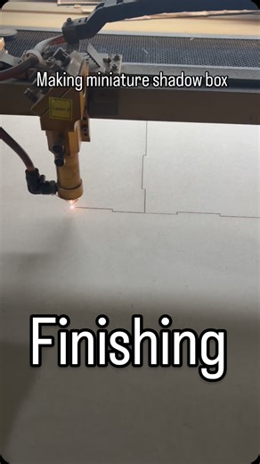 Chaman Kumar on Instagram: "Making miniature shadow box #manufacturing #shadow #gift"