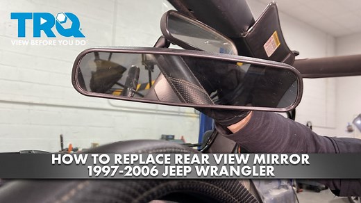 How to Replace Rear View Mirror 1997-2006 Jeep Wrangler