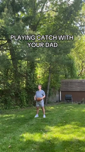 Nick Cassano on Instagram: "Playing catch with your pops be like"