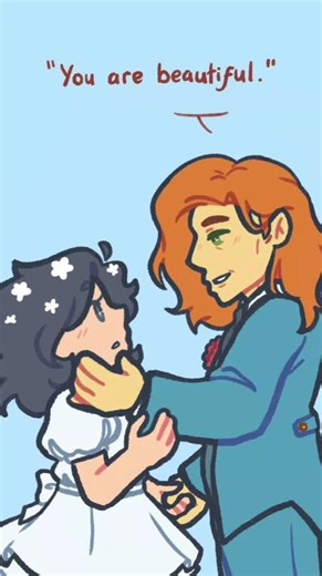 Elliott and the Farmer before the Flower Dance 🌹 🎶