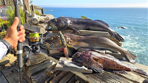 Best day on the water - 60 inches of lingcod! Catch and cook!