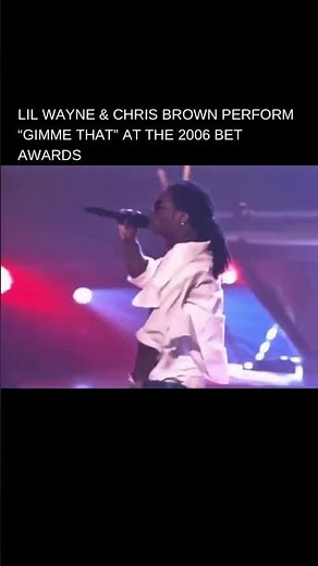 [HISTORY] CB & Lil Wayne at the 2006 BET Awards 🔥🏆