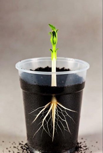 Watch This Marigold Grow! Transparent Pot Timelapse Reveals EVERYTHING