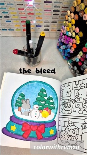 comfy days coloring book by coco wyo | snow globe coloring #flipthrough #colorwithme