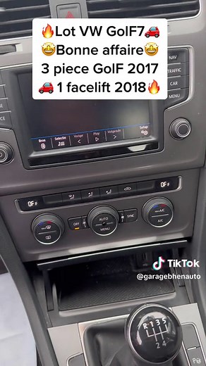 Lot VW Golf 7 à prix intéressant