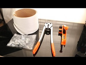 VEVOR Banding Strapping Kit with Strapping Tensioner Tool, Banding Sealer Tool, 328 ft Length PP