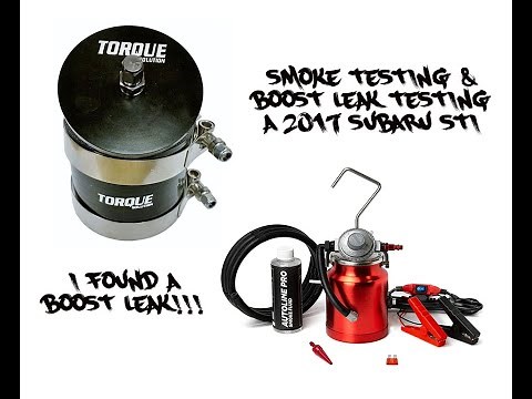 Chasing BOOST Leaks | Smoke Testing My 800whp VA STI