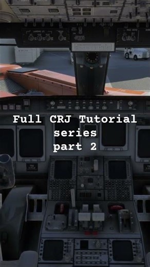 NEW CRJ Tutorial is out. Part 2 safety checks #msfs2024 #shorts #tutorial