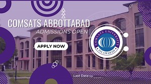 Apply Now: https://www.cuiatd.edu.pk/admission-procedure/apply-online/ | COMSATS University Islamabad, Abbottabad Campus