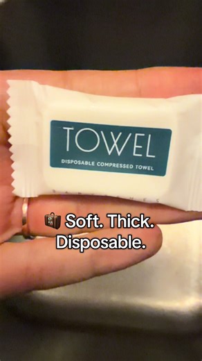Compact, portable, and hygienic — these Disposable Compressed Towels are a travel essential! ✨ Just add water, expand, and you’ve got a soft, thick towel for face, hands, or quick clean-ups. Perfect for hotel stays, flights, or daily use. Tap the cart and stay fresh anywhere 💧 #TravelEssentials #DisposableTowels #MakeupRemoval #PortableTowel #TikTokMadeMeBuyIt