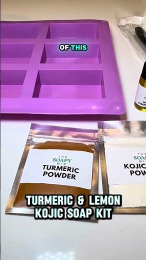 Turmeric Brightening Soap Making Kit