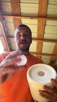 DIY bee feeder cheap! #bee #honey #beelife