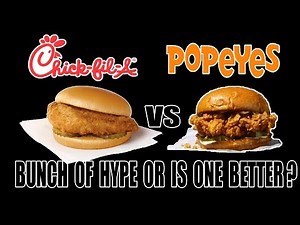 Popeye's vs. Chik-Fil-A Chicken Sandwich - Is it a BUNCH OF HYPE? - The Wolfe Pit