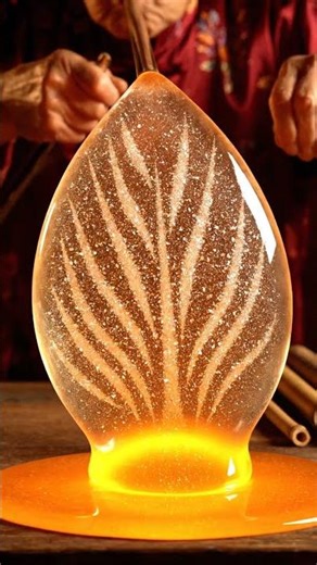 Intangible Heritage Sugar Frost Blown Flower Shaping