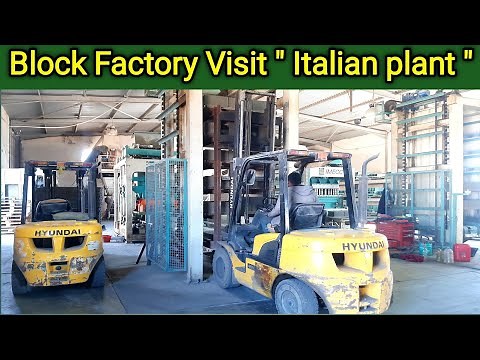 Flawless Block Making Process Two Machines Running Without Downtime