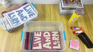 2 Layer Plastic Storage Containers with Lids, Multipurpose Clear Stack & Carry Box, Portable Craft Organizers and Storage Bin for Organizing Art & Craft, Sewing, Makeup, Nail Supplies (Green)