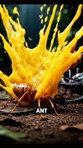 The Animal That Explodes to Survive?! #shorts # #facts #unearthedsecrets