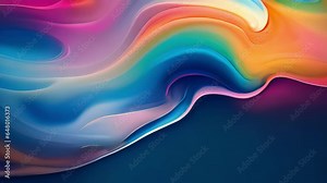 Melting Colors The colors in the visual start to slowly melt and into one another, creating a vibrant and fluid display. The boundaries between different hues become blurry and undefined, turning