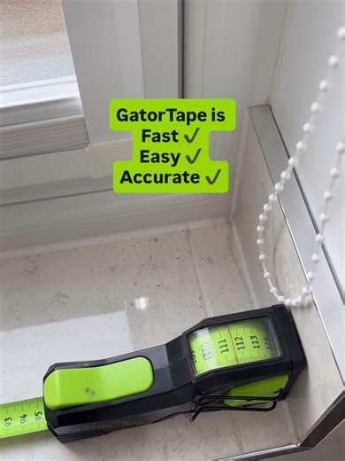 Pro tip: Save time & hassle with this simple trick! 💡 No second pair of hands needed — get perfect measurements every time with GatorTape 💚📏 Have you tried this hack yet? Share your tricky measurements with us or tag us in your posts! #GatorTape #Tapemeasure #DIY #Tools #RenovationLife #ToolsoftheTrade #WhatsOnYourBench #HomeGadgets #DIYHack #TikTokMadeMeBuyIt