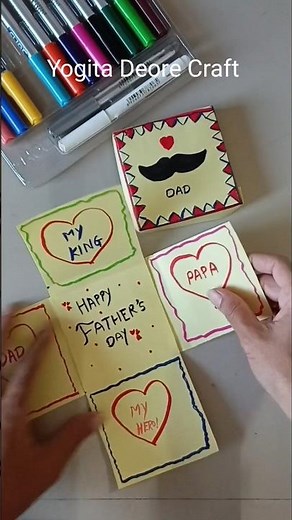 Diy fathers day Surprise gift box ideas | how to make fathers day cards | Happy fathers day cards