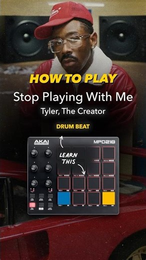 Learn How to Play the Beat for Stop Playing with Me by Tyler the Creator 🔲