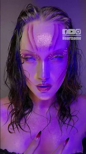 Siren Halloween Makeup Transformation – Stunning Step-by-Step Tutorial! 🎃✨|| Heartsome 💖