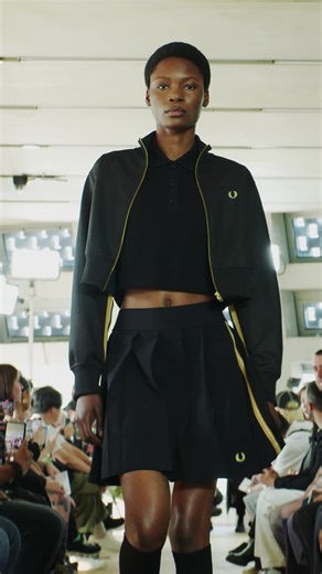 A cut above: original since 1952. Set Design & Concept @davidcurtisring Music @the.o.r.band Casting @hollyjod Hair @jodytaylorhair Makeup @cathy__ennis_ Videography @gingerdogfilms Photography @chazzadnitt Set Production @asylumsfx Production @eventsconcept #FredPerry #DNA
