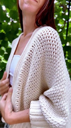Would you crochet more cardigans if they required less seaming?