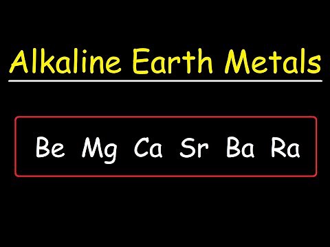 Alkaline Earth Metals | Chemistry