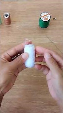 Thread a Needle in Seconds Using an Old Thread! 🧵✨