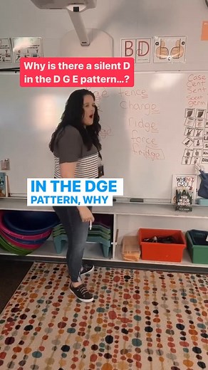 Have you ever wondered why there is a silent D in the -DGE pattern? 🤔 ⭐️ Without the D, the final silent E would be able to “touch” the vowel before it and in doing so, make it spell its name. ⭐️ The D is a “consonant holder” ⭐️ The D guarantees that there are two consonants between the vowel and the final silent E! Without the D, there would only be one consonant separating the vowel and the final silent E in words such as bridge, ledge, badge, and fudge. Comment the word 'SPONSOR' to find out