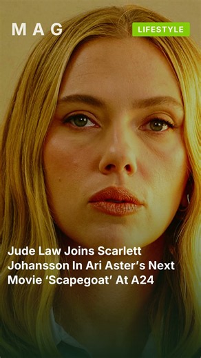 Jude Law Joins Scarlett Johansson In Ari Aster’s Next Movie ‘Scapegoat’ At A24 #shorts