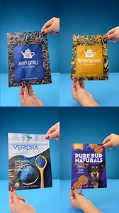 Small-batch packaging, done right! Perfect for food, beauty products, and more. Stand-up pouches with a low minimum order of 100 make it easy to package professionally and affordably. | MakeStickers