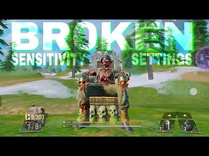 💯 BROKEN 😱Best Sensitivity Settings in CODM BR 🔥 Best 4 Finger HUD Layout settings in CODMobile 😎