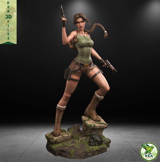 Lara Croft STL File | Tomb Raider 3D Print Model | NSFW Variant and Bust - Etsy