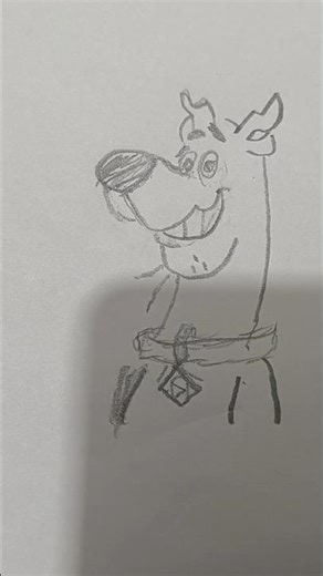 how to draw a Scooby Doo easily #drawing #art #sckooby