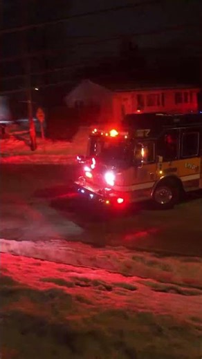 2/14/26 Enola Fire Company #3 Engine 1-17 arriving on scene to a CO Detector Activation.