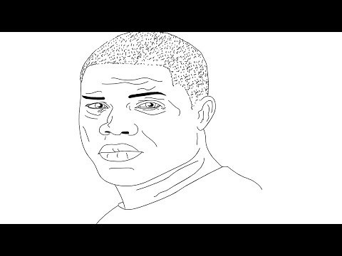 how to draw Kevin Hart face || very easily step by step
