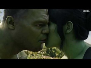 She-Hulk kiss Hulk | Disney -