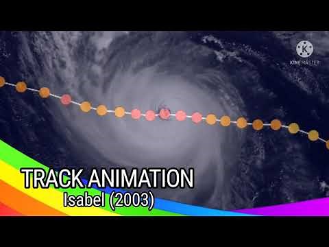 The track of Hurricane Isabel (2003) || WCT