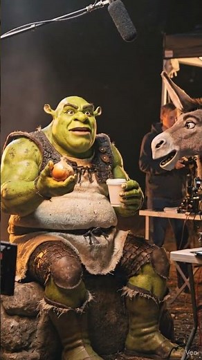 Rare Shoot Filming the "Onion" Scene on the Live-Action Shrek Set