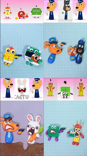 LEGO Sprunki Numberblocks x Sheriff Labrador - Sprunki Thieves Moments