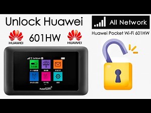 Unlock Huawei Pocket WiFi 601HW and Use with Any Network | Unlock Huawei Modem For All Network Easy